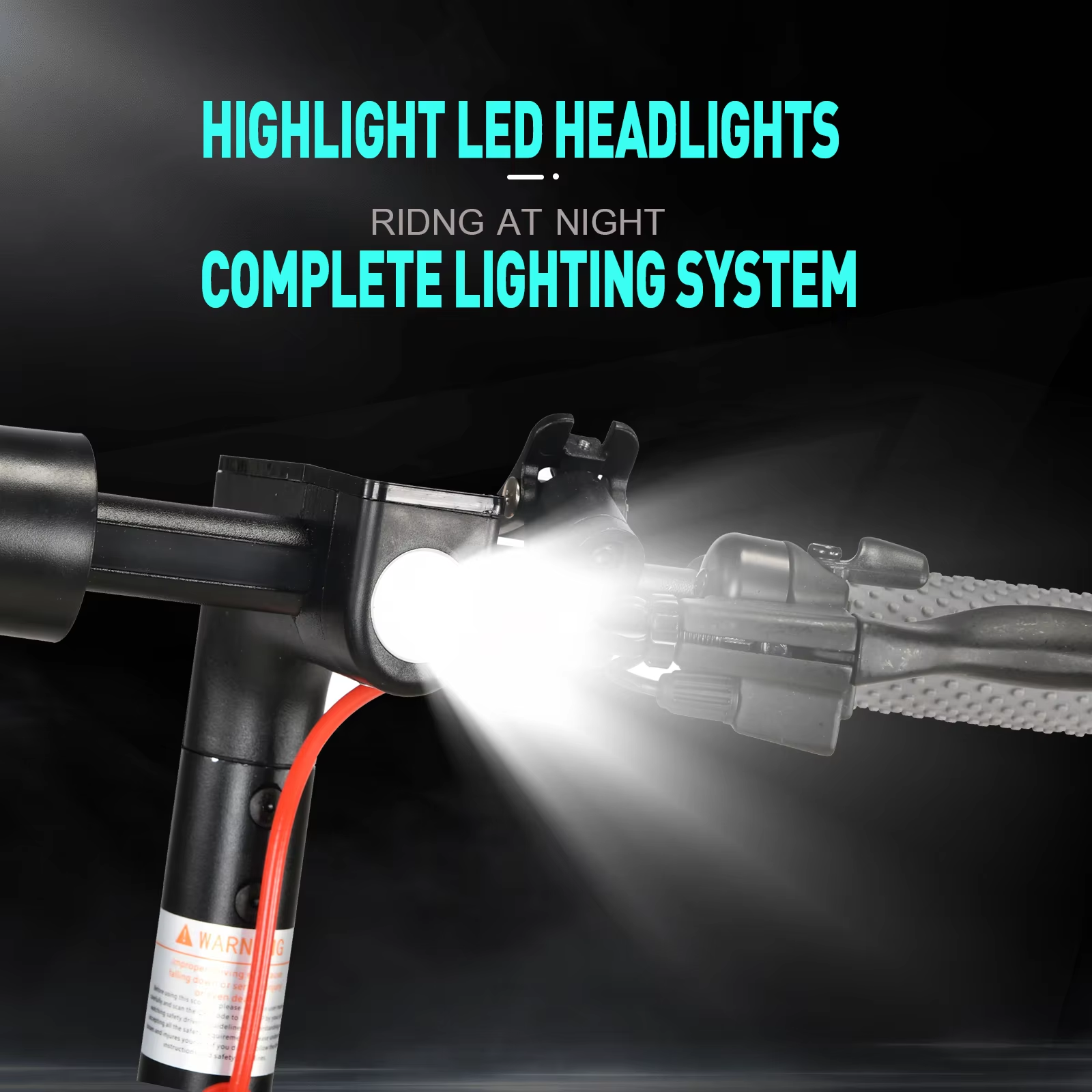 Highlight LED headlight — complete lighting system for riding at night